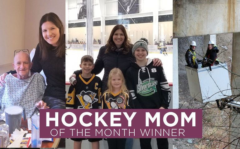 Congratulations to the April 2021 Hockey Mom Winner!