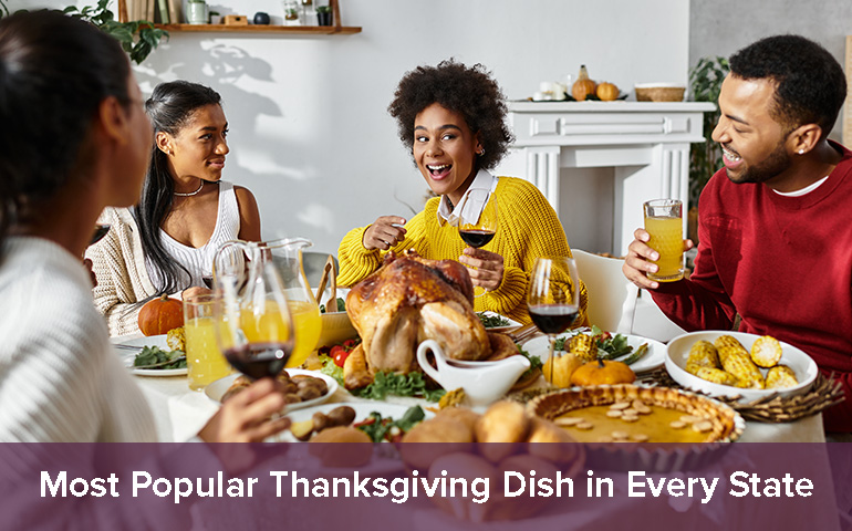 Most Popular Thanksgiving Dish in Every State